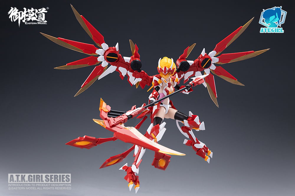 A.T.K. Girl Vermilion Bird 1/12 Scale Model Kit Gallery Image 3
