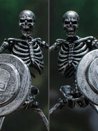 Golden Axe Skeleton Soldier (Silver) 1/12 Scale Exclusive Figure Two-Pack Gallery Image 2