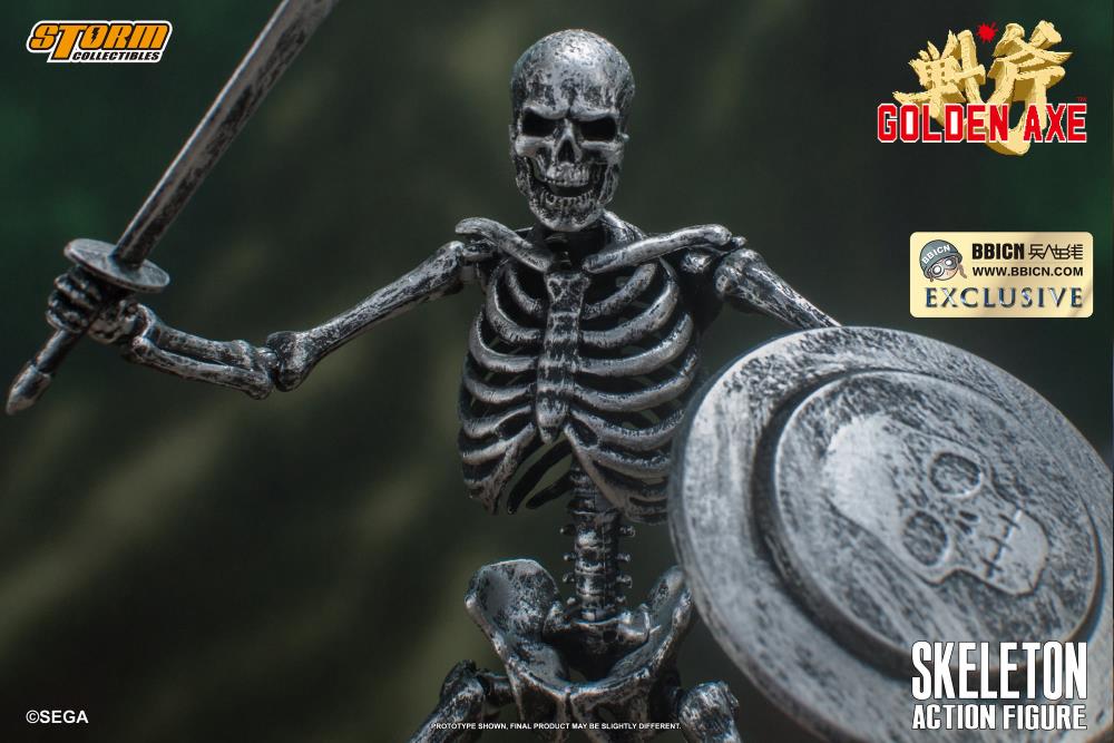 Golden Axe Skeleton Soldier (Silver) 1/12 Scale Exclusive Figure Two-Pack Gallery Image 4