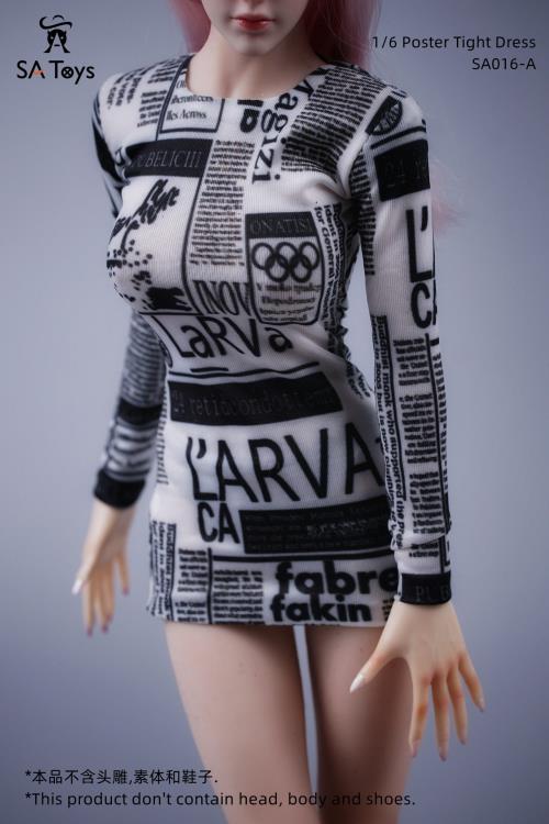 Poster (A) Tight Dress 1/6 Scale Accessory Set Gallery Image 8