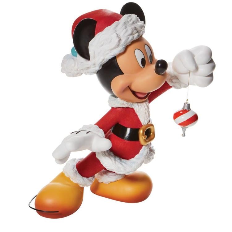 Mickey Mouse Disney Showcase Santa Mickey Statue Gallery Image 3