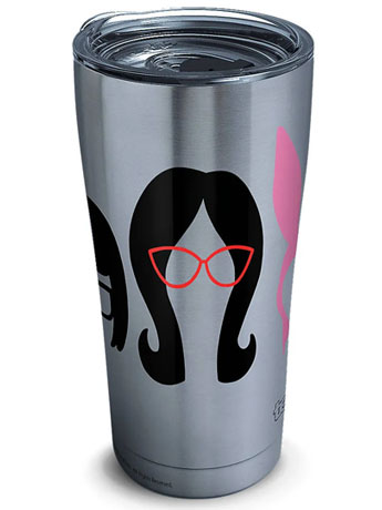 Bob's Burgers Silhouettes Stainless Steel Tumbler Gallery Image 2