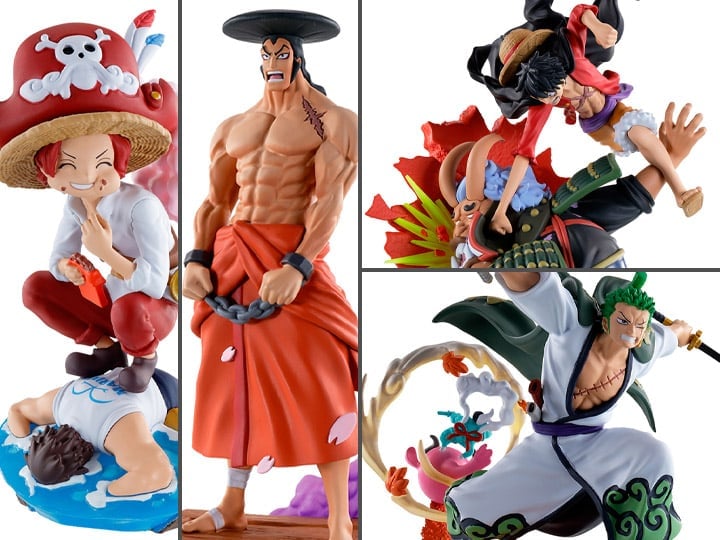 One Piece Log Box Wano Country Vol.3 Box of 4 Figures