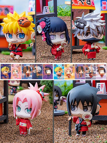 Naruto: Shippuden Petit Chara Land (10th Anniversary Ver.) Box of 10 Figures (With Gift) Gallery Image 2