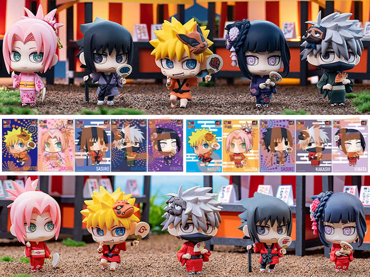 Naruto: Shippuden Petit Chara Land (10th Anniversary Ver.) Box of 10 Figures (With Gift) Gallery Image 1