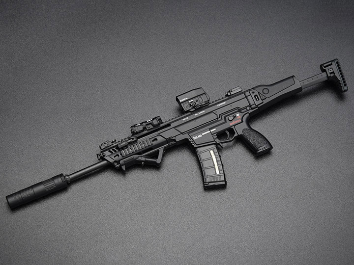 General's Armoury HK433 Black Long Barrel 1/6 Scale Accessory Set Gallery Image 1