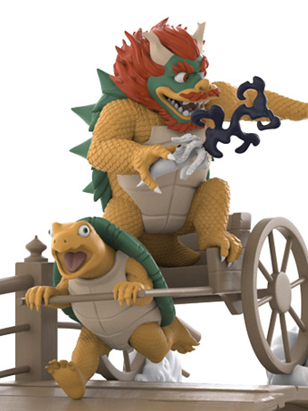 Ukiyo-E Rickshaw Kart: Turtle Daimao Limited Edition Statue Gallery Image 2