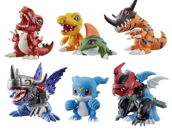 Digimon Adventure The Digimon New Collection Vol.1 Set of 6 Figures