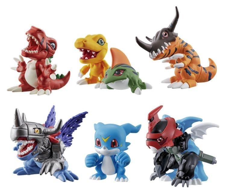Digimon Adventure The Digimon New Collection Vol.1 Set of 6 Figures