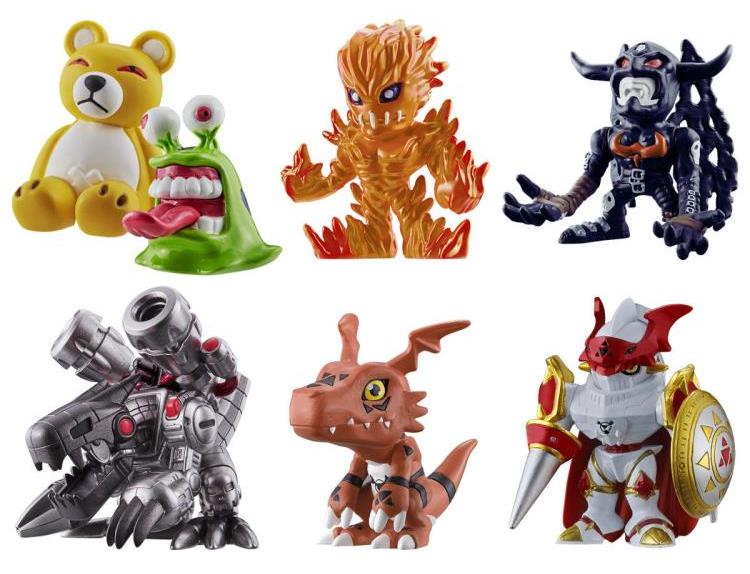 Digimon Adventure The Digimon New Collection Vol.2 Set of 6 Figures