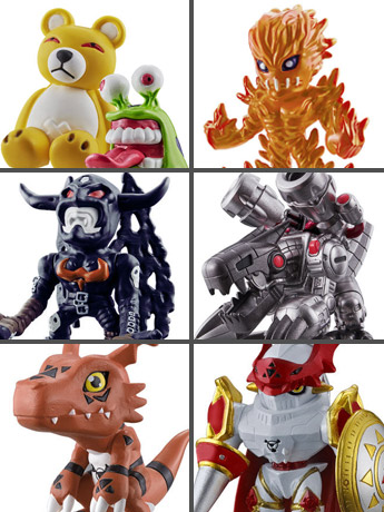 Digimon Adventure The Digimon New Collection Vol.2 Set of 6 Figures