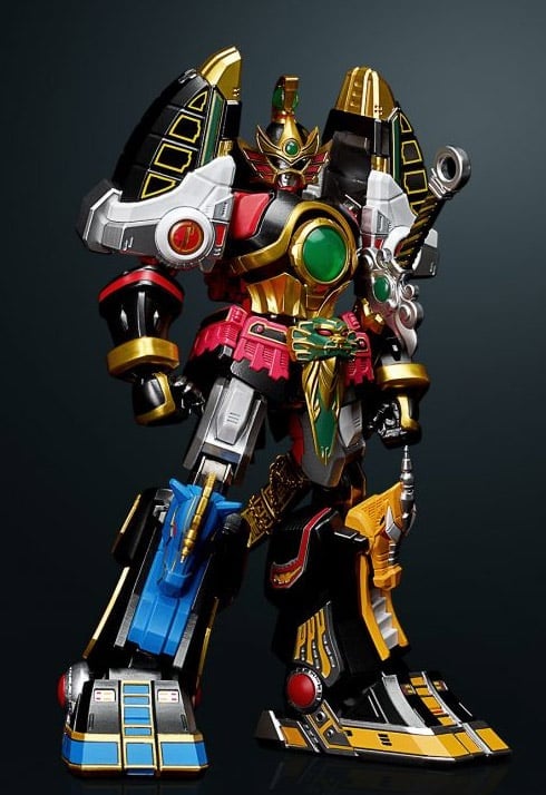 Mighty Morphin Power Rangers Metal Power Thunder Megazord Figure Gallery Image 4