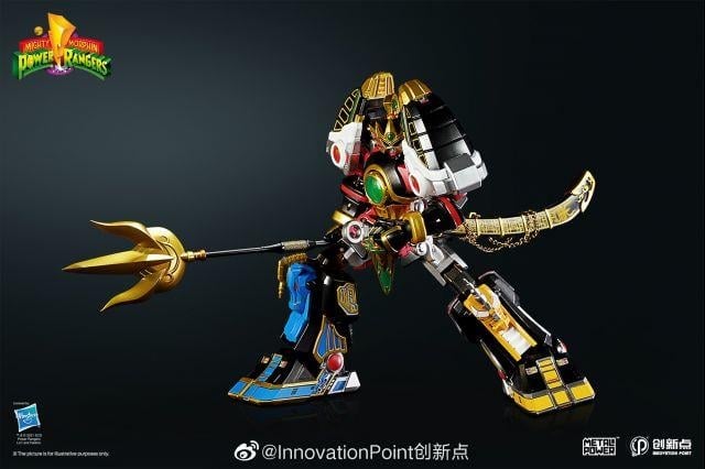 Mighty Morphin Power Rangers Metal Power Thunder Megazord Figure Gallery Image 6