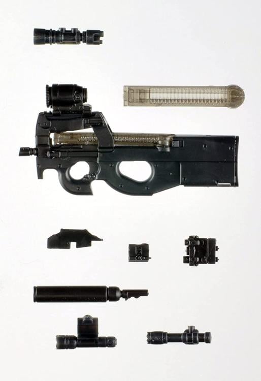 Girls' Frontline Little Armory LADF18 Military Series P90 Type 1/12 Scale Accessory Gallery Image 5