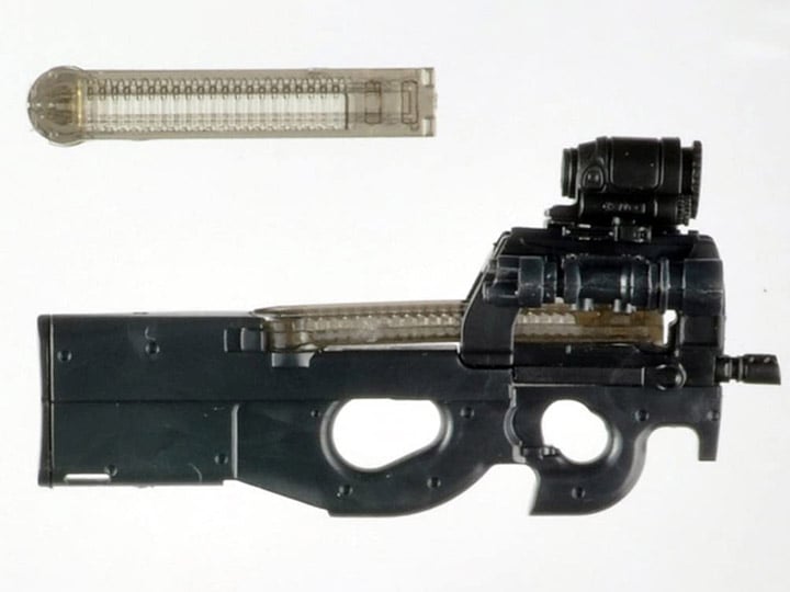 Girls' Frontline Little Armory LADF18 Military Series P90 Type 1/12 Scale Accessory Gallery Image 1