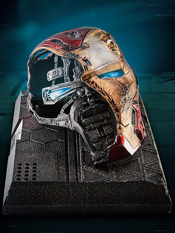 Avengers: Endgame Master Craft MC-038 Iron Man Mark-50 Battle Damaged Helmet Limited Edition Statue Gallery Image 2