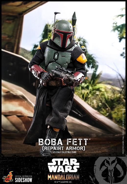 The Mandalorian TMS055 Boba Fett (Repaint Armor) 1/6th Scale Collectible Figure Gallery Image 8