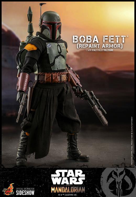The Mandalorian TMS055 Boba Fett (Repaint Armor) 1/6th Scale Collectible Figure Gallery Image 3