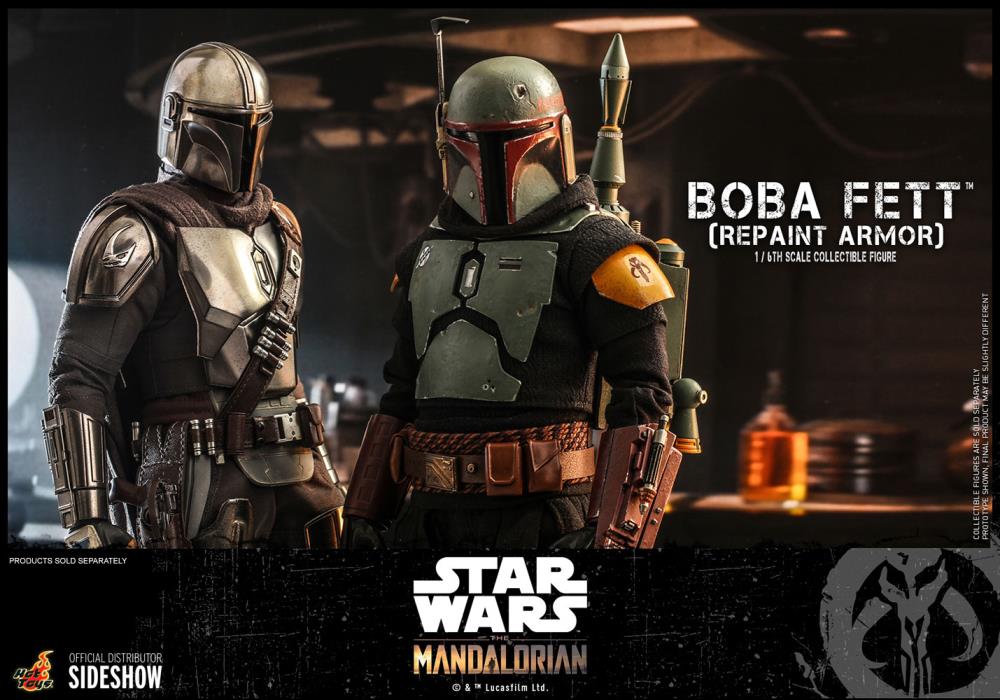 The Mandalorian TMS055 Boba Fett (Repaint Armor) 1/6th Scale Collectible Figure Gallery Image 11