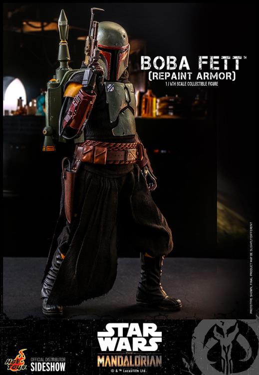 The Mandalorian TMS055 Boba Fett (Repaint Armor) 1/6th Scale Collectible Figure Gallery Image 7
