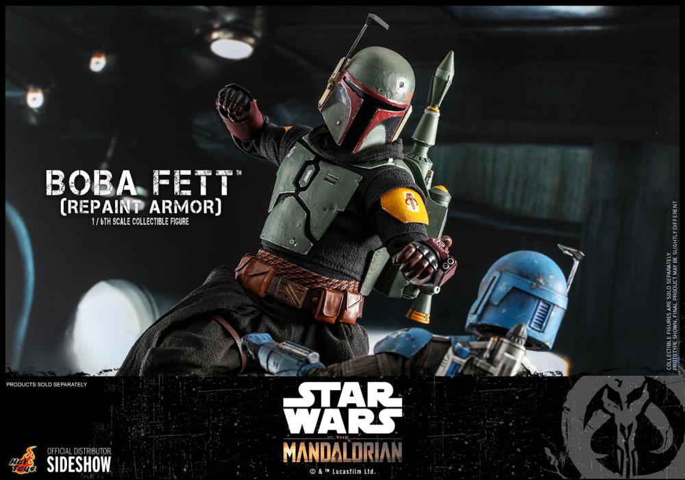 The Mandalorian TMS055 Boba Fett (Repaint Armor) 1/6th Scale Collectible Figure Gallery Image 10
