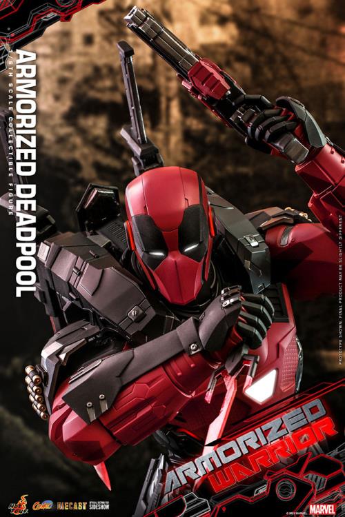 Marvel Comics CMS09D42 Armorized Deadpool 1/6th Scale Collectible Figure Gallery Image 8