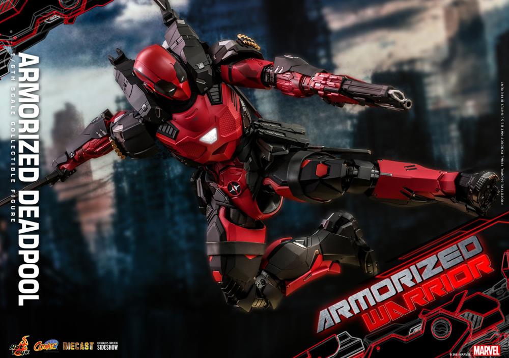 Marvel Comics CMS09D42 Armorized Deadpool 1/6th Scale Collectible Figure Gallery Image 14