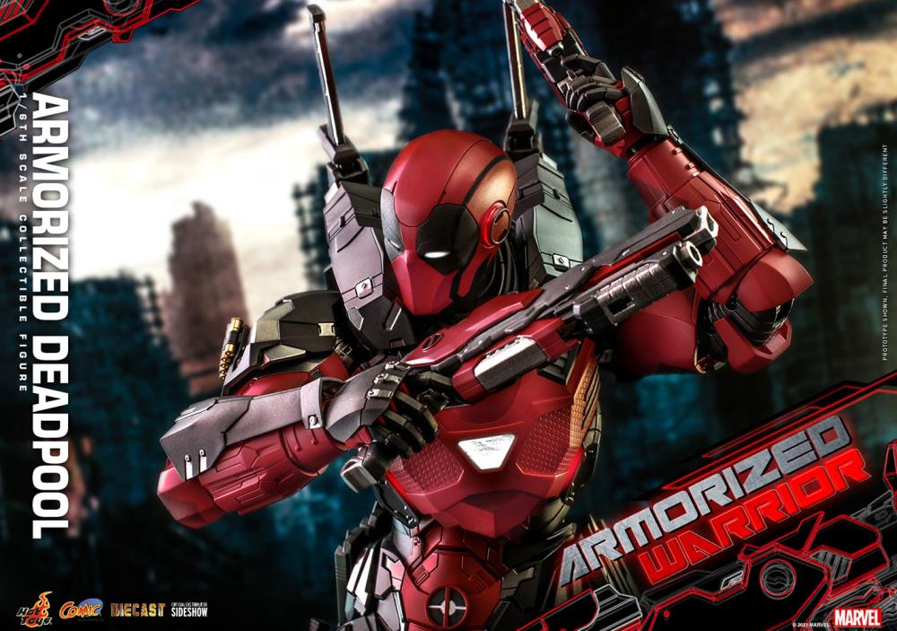Marvel Comics CMS09D42 Armorized Deadpool 1/6th Scale Collectible Figure Gallery Image 16