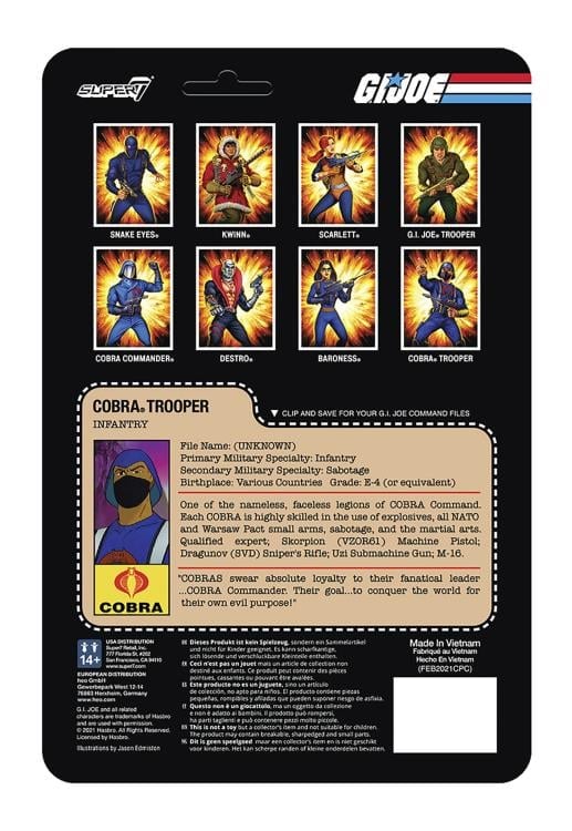 G.I. Joe ReAction BBTS Exclusive Case of 15 Figures Gallery Image 15