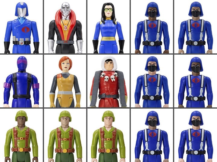 G.I. Joe ReAction BBTS Exclusive Case of 15 Figures Gallery Image 1