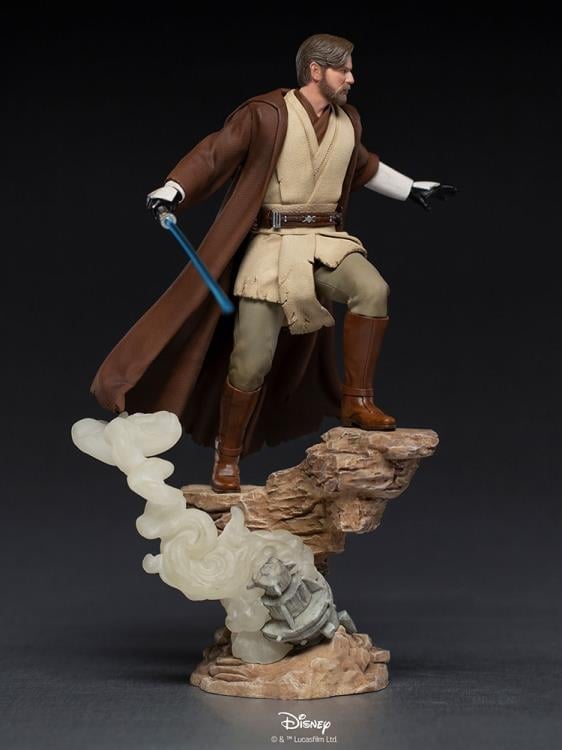 Star Wars Battle Diorama Series Obi-Wan Kenobi 1/10 Art Scale Limited Edition Statue Gallery Image 4