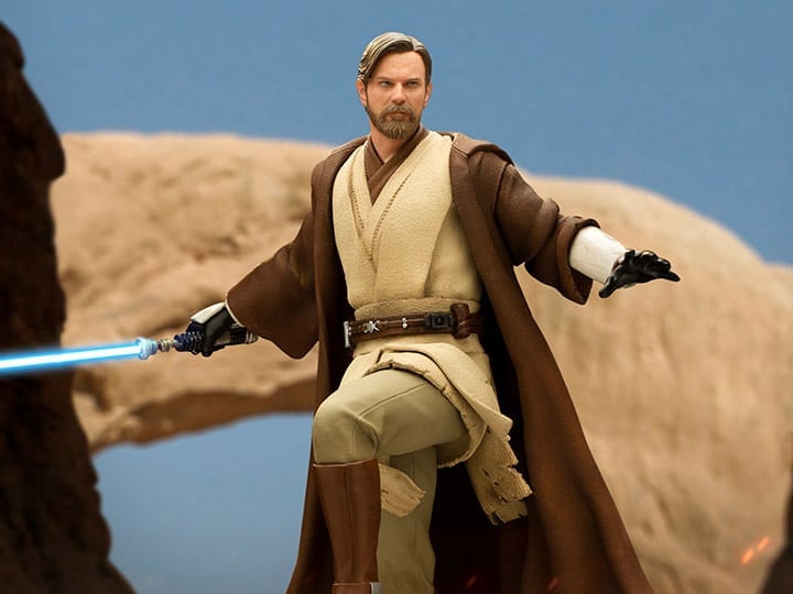 Star Wars Battle Diorama Series Obi-Wan Kenobi 1/10 Art Scale Limited Edition Statue Gallery Image 1