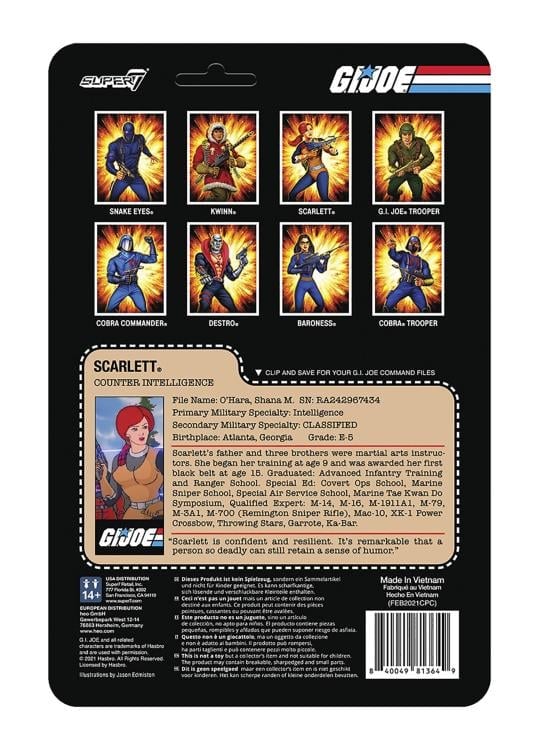 G.I. Joe ReAction Scarlett Figure Gallery Image 5