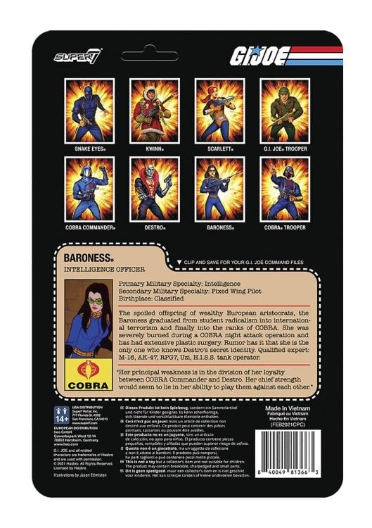 G.I. Joe ReAction Baroness Figure Gallery Image 5