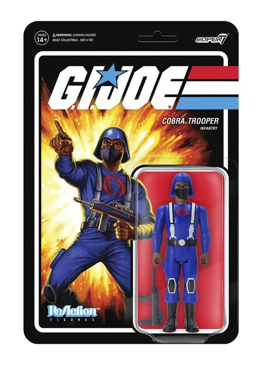 G.I. Joe ReAction Cobra Trooper (Y-Back Brown) Figure Gallery Image 5