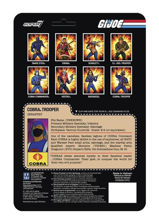 G.I. Joe ReAction Cobra Trooper (Y-Back Brown) Figure Gallery Image 6