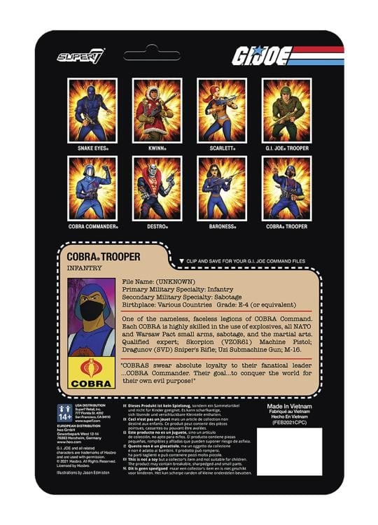 G.I. Joe ReAction Cobra Trooper (H-Back Tan) Figure Gallery Image 6