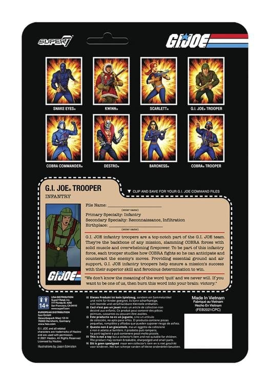G.I. Joe ReAction Greenshirt (Pink) Figure Gallery Image 5