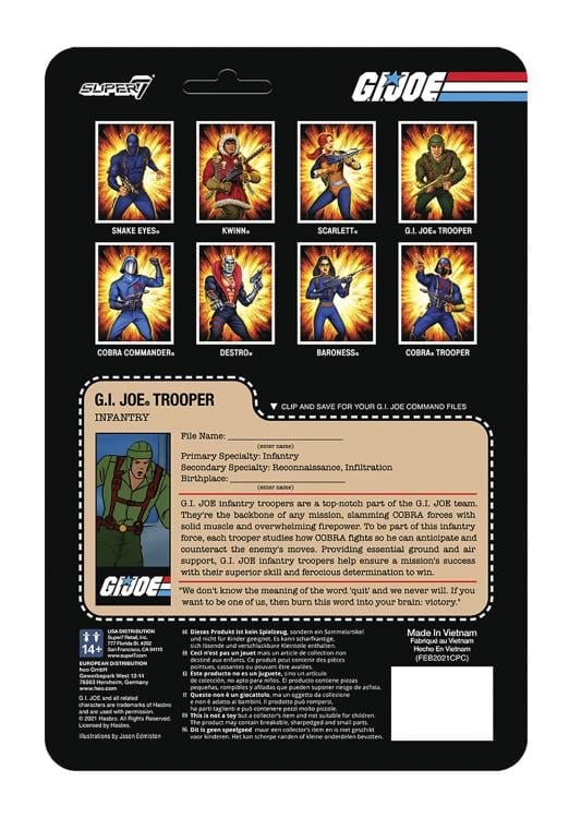 G.I. Joe ReAction Greenshirt (Tan) Figure Gallery Image 5