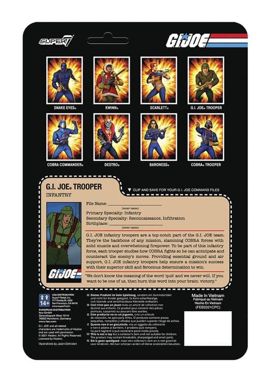 G.I. Joe ReAction Greenshirt (Brown) Figure Gallery Image 5
