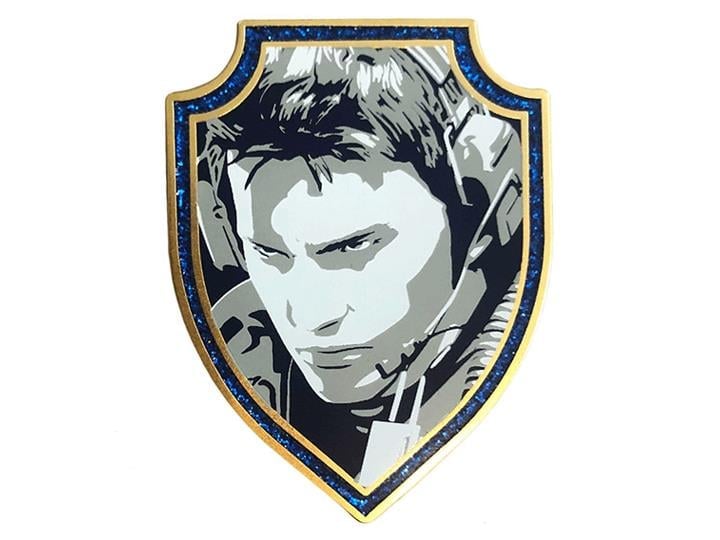 Resident Evil 25th Anniversary Chris Redfield Enamel Pin Gallery Image 1