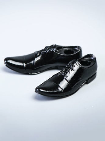 Men's Dress Shoes (Black) 1/12 Scale Accessory Set Gallery Image 2