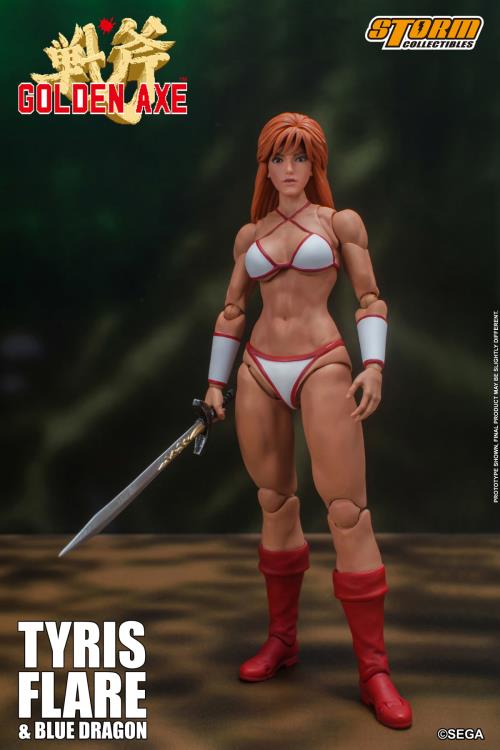 Golden Axe Tyris Flare and Blue Dragon 1/12 Scale Action Figure Set Gallery Image 6