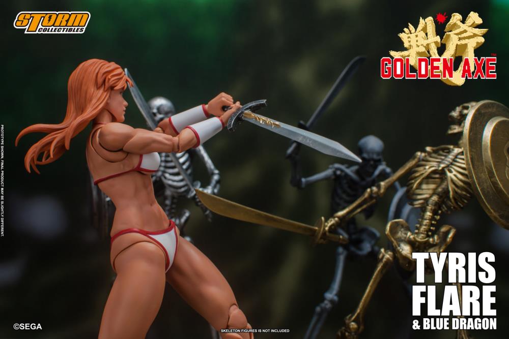 Golden Axe Tyris Flare and Blue Dragon 1/12 Scale Action Figure Set Gallery Image 11