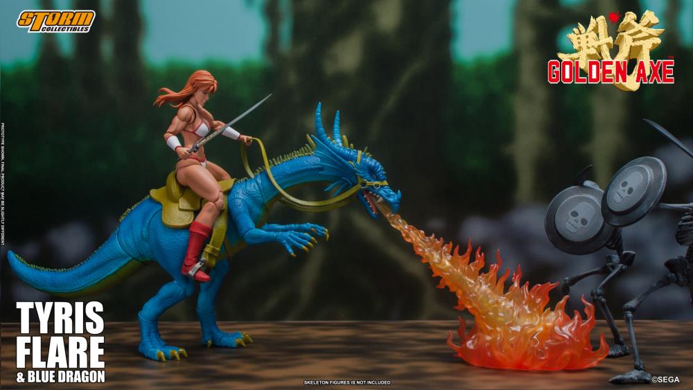 Golden Axe Tyris Flare and Blue Dragon 1/12 Scale Action Figure Set
