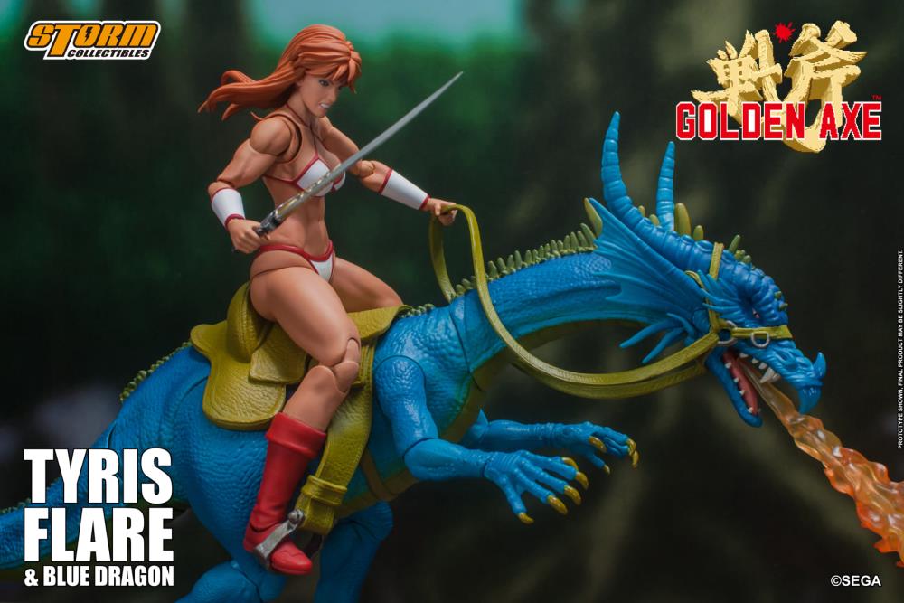 Golden Axe Tyris Flare and Blue Dragon 1/12 Scale Action Figure Set Gallery Image 16