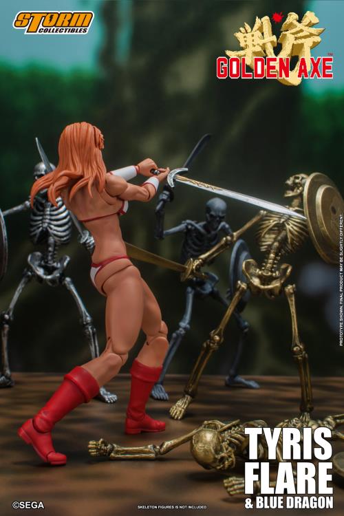 Golden Axe Tyris Flare and Blue Dragon 1/12 Scale Action Figure Set Gallery Image 10