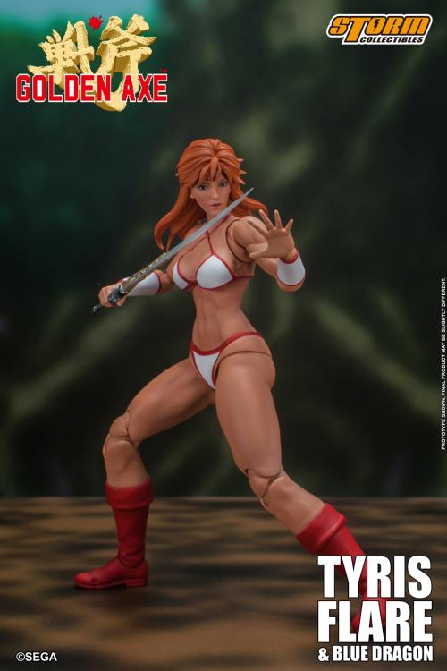 Golden Axe Tyris Flare and Blue Dragon 1/12 Scale Action Figure Set Gallery Image 5