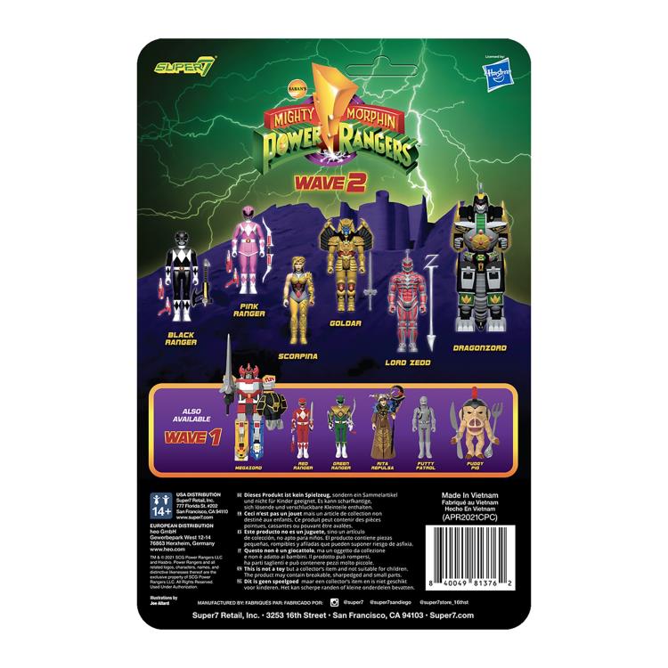 Mighty Morphin Power Rangers ReAction Lord Zedd Figure Gallery Image 5