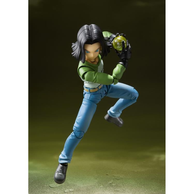 Dragon Ball Super S.H.Figuarts Android 17 (Universe Survival Saga) Exclusive Action Figure Gallery Image 6